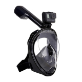 XMAX Snorkel 180 búvármaszk teljes arcra sportkamera csatlakozási ponttal, S-M