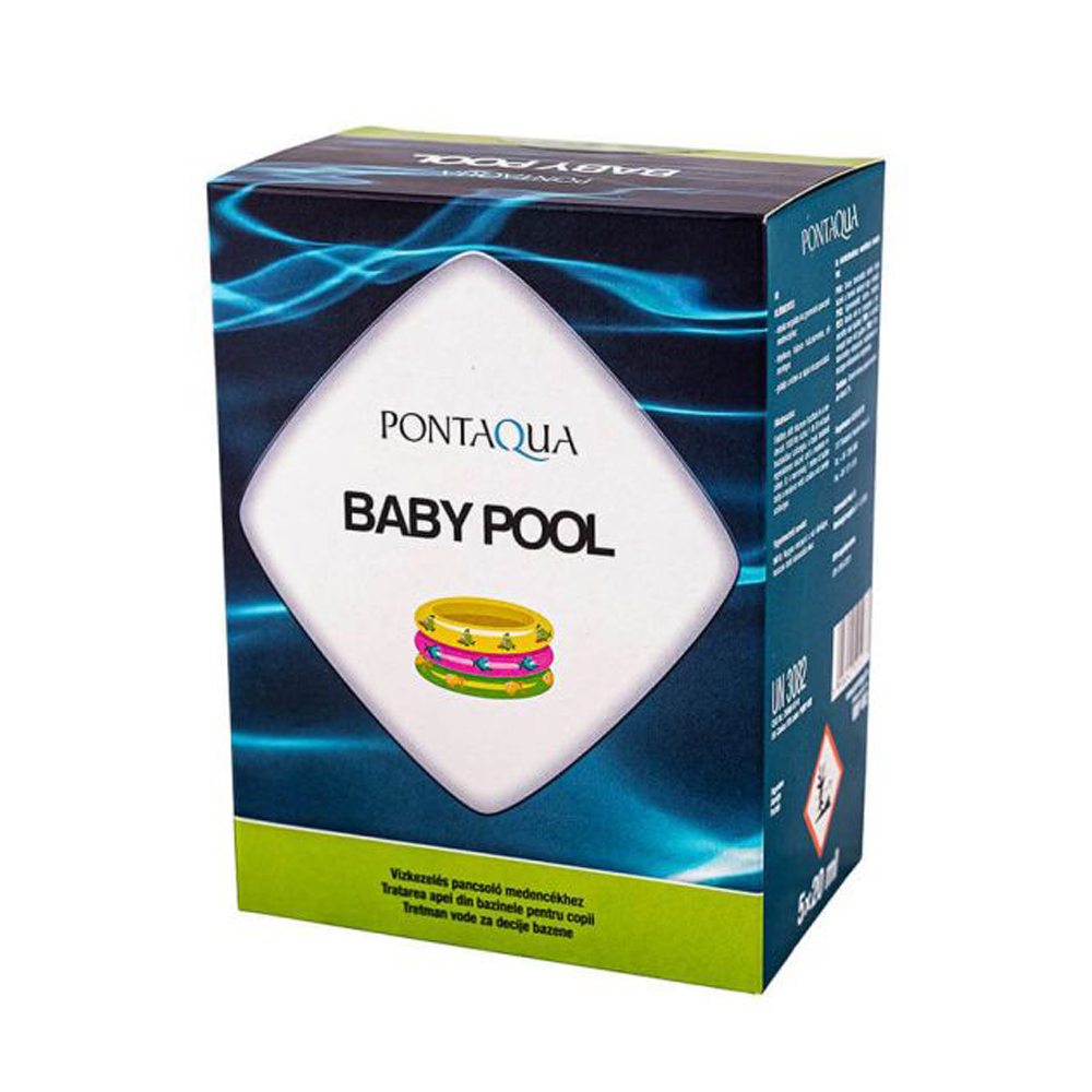 Pontaqua Baby Pool klórmentes medence vízkezelő szer - 5 x 20 ml
