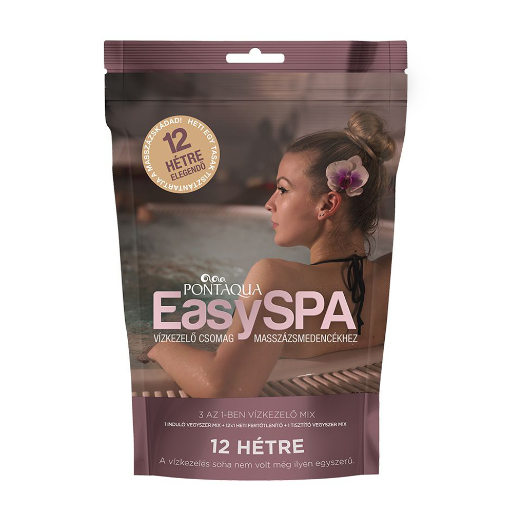 Pontaqua Easy Spa 3in1 masszázsmedence vízkezelő csomag - 14 db