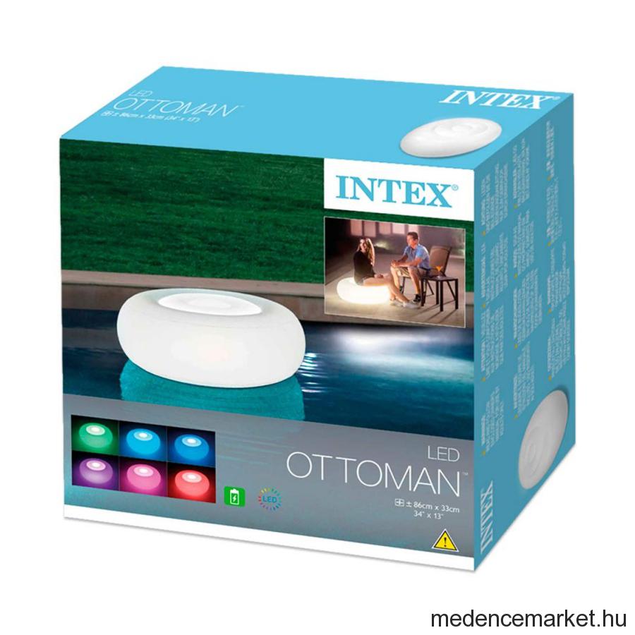 Intex Ottoman led világítású, lebegő puff