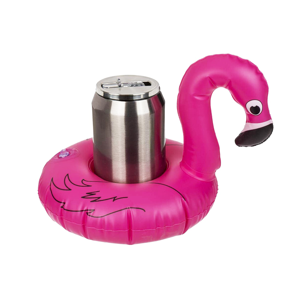 Flamingós felfújható pohártartó medencébe