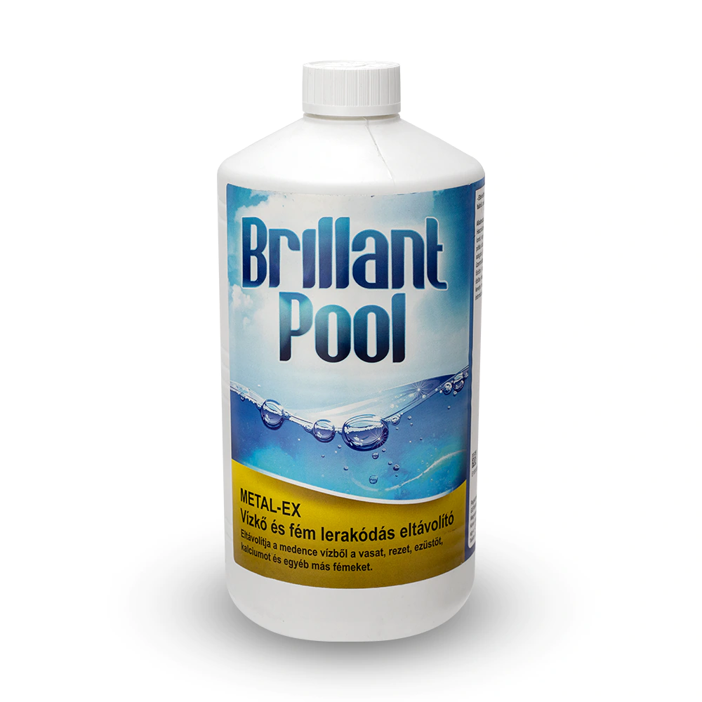 Brillant Pool Metal-Ex fém- és vízkőlerakódás eltávolító szer - 1 liter